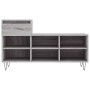 Mueble zapatero madera contrachapada gris Sonoma 102x36x60 cm en Zapateros y organizadores de calzado | Comprar online en Foru.e
