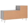 Mueble zapatero madera contrachapada gris Sonoma 102x36x60 cm en Zapateros y organizadores de calzado | Comprar online en Foru.e