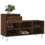 Mueble zapatero madera contrachapada roble marrón 102x36x60 cm en Zapateros y organizadores de calzado | Comprar online en Foru.