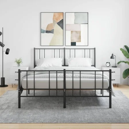 Nachttische 2 Stück, Holzwerkstoff, weiß, 40 x 35 x 47,5 cm von vidaXL, Nachttische - Ref: Foro24-827293, Preis: 80,59 €, Rab...