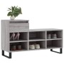 Mueble zapatero madera contrachapada gris Sonoma 102x36x60 cm en Zapateros y organizadores de calzado | Comprar online en Foru.e
