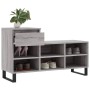 Mueble zapatero madera contrachapada gris Sonoma 102x36x60 cm en Zapateros y organizadores de calzado | Comprar online en Foru.e