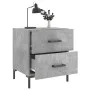 Bedside table 2 units in gray concrete engineered wood 40x35x47.5cm by vidaXL, Nightstands - Ref: Foro24-827317, Price: 64,99...