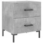 Bedside table 2 units in gray concrete engineered wood 40x35x47.5cm by vidaXL, Nightstands - Ref: Foro24-827317, Price: 64,99...