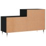 Mueble zapatero madera contrachapada negro 102x36x60 cm en Zapateros y organizadores de calzado | Comprar online en Foru.es