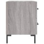 Mesitas noche 2 uds madera ingeniería gris Sonoma 40x35x47,5 cm de vidaXL, Mesitas de noche - Ref: Foro24-827321, Precio: 75,...