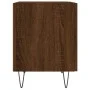 Brown oak engineered wood bedside table 40x35x47.5 cm by vidaXL, Nightstands - Ref: Foro24-827306, Price: 56,25 €, Discount: %