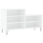 Mueble zapatero madera contrachapada blanco 102x36x60 cm en Zapateros y organizadores de calzado | Comprar online en Foru.es