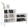 Mueble zapatero madera contrachapada blanco 102x36x60 cm en Zapateros y organizadores de calzado | Comprar online en Foru.es