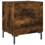 Smoked oak engineered wood bedside table 40x35x47.5 cm by vidaXL, Nightstands - Ref: Foro24-827318, Price: 49,84 €, Discount: %