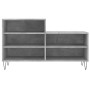 Mueble zapatero madera contrachapada gris hormigón 102x36x60 cm en Zapateros y organizadores de calzado | Comprar online en Foru