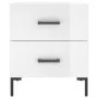 Nightstand 2 pcs glossy white engineered wood 40x35x47.5cm by vidaXL, Nightstands - Ref: Foro24-827313, Price: 97,04 €, Disco...