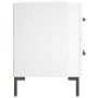 Mesita noche 2 uds madera ingeniería blanco brillo 40x35x47,5cm de vidaXL, Mesitas de noche - Ref: Foro24-827313, Precio: 98,...