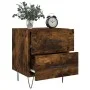 Mesita noche 2 uds madera ingeniería roble ahumado 40x35x47,5cm de vidaXL, Mesitas de noche - Ref: Foro24-827303, Precio: 82,...