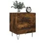 Mesita noche 2 uds madera ingeniería roble ahumado 40x35x47,5cm de vidaXL, Mesitas de noche - Ref: Foro24-827303, Precio: 82,...