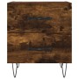 Mesita noche 2 uds madera ingeniería roble ahumado 40x35x47,5cm de vidaXL, Mesitas de noche - Ref: Foro24-827303, Precio: 83,...