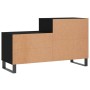 Mueble zapatero madera contrachapada negro 102x36x60 cm en Zapateros y organizadores de calzado | Comprar online en Foru.es
