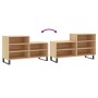 Mueble zapatero madera contrachapada roble Sonoma 102x36x60 cm en Zapateros y organizadores de calzado | Comprar online en Foru.