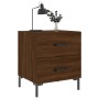 Mesita noche 2 uds madera ingeniería marrón roble 40x35x47,5 cm de vidaXL, Mesitas de noche - Ref: Foro24-827323, Precio: 64,...