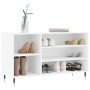 Mueble zapatero madera contrachapada blanco 102x36x60 cm en Zapateros y organizadores de calzado | Comprar online en Foru.es