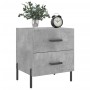 Mesita noche 2 uds madera ingeniería gris hormigón 40x35x47,5cm de vidaXL, Mesitas de noche - Ref: Foro24-827333, Precio: 71,...
