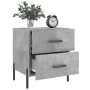 Mesita noche 2 uds madera ingeniería gris hormigón 40x35x47,5cm de vidaXL, Mesitas de noche - Ref: Foro24-827333, Precio: 71,...