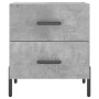 Mesita noche 2 uds madera ingeniería gris hormigón 40x35x47,5cm de vidaXL, Mesitas de noche - Ref: Foro24-827333, Precio: 71,...