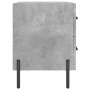 Mesita noche 2 uds madera ingeniería gris hormigón 40x35x47,5cm de vidaXL, Mesitas de noche - Ref: Foro24-827333, Precio: 71,...