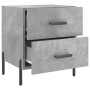 Mesita noche 2 uds madera ingeniería gris hormigón 40x35x47,5cm de vidaXL, Mesitas de noche - Ref: Foro24-827333, Precio: 71,...