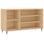 Mueble zapatero madera contrachapada roble Sonoma 102x36x60 cm en Zapateros y organizadores de calzado | Comprar online en Foru.