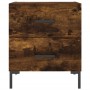 Mesita noche 2 uds madera ingeniería roble ahumado 40x35x47,5cm de vidaXL, Mesitas de noche - Ref: Foro24-827319, Precio: 65,...