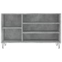 Mueble zapatero madera contrachapada gris hormigón 102x36x60 cm en Zapateros y organizadores de calzado | Comprar online en Foru