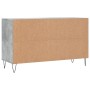 Mueble zapatero madera contrachapada gris hormigón 102x36x60 cm en Zapateros y organizadores de calzado | Comprar online en Foru
