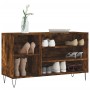 Mueble zapatero madera contrachapada roble ahumado 102x36x60 cm en Zapateros y organizadores de calzado | Comprar online en Foru