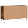 Mueble zapatero madera contrachapada roble ahumado 102x36x60 cm en Zapateros y organizadores de calzado | Comprar online en Foru