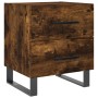 Mesita noche 2 uds madera ingeniería roble ahumado 40x35x47,5cm de vidaXL, Mesitas de noche - Ref: Foro24-827367, Precio: 68,...