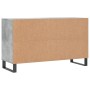 Mueble zapatero madera contrachapada gris hormigón 102x36x60 cm en Zapateros y organizadores de calzado | Comprar online en Foru