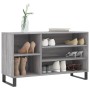 Mueble zapatero madera contrachapada gris Sonoma 102x36x60 cm en Zapateros y organizadores de calzado | Comprar online en Foru.e