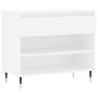 Mueble zapatero madera contrachapada blanco 70x36x60 cm en Zapateros y organizadores de calzado | Comprar online en Foru.es