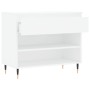 Mueble zapatero madera contrachapada blanco 70x36x60 cm en Zapateros y organizadores de calzado | Comprar online en Foru.es