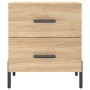 Mesita noche 2 uds madera ingeniería roble Sonoma 40x35x47,5 cm de vidaXL, Mesitas de noche - Ref: Foro24-827331, Precio: 96,...