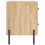 Mesita noche 2 uds madera ingeniería roble Sonoma 40x35x47,5 cm de vidaXL, Mesitas de noche - Ref: Foro24-827331, Precio: 96,...