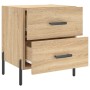 Mesita noche 2 uds madera ingeniería roble Sonoma 40x35x47,5 cm de vidaXL, Mesitas de noche - Ref: Foro24-827331, Precio: 96,...
