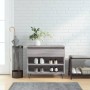 Mueble zapatero madera contrachapada gris Sonoma 70x36x60 cm en Zapateros y organizadores de calzado | Comprar online en Foru.es