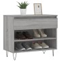 Mueble zapatero madera contrachapada gris Sonoma 70x36x60 cm en Zapateros y organizadores de calzado | Comprar online en Foru.es