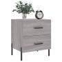 Mesitas noche 2 uds madera ingeniería gris Sonoma 40x35x47,5 cm de vidaXL, Mesitas de noche - Ref: Foro24-827337, Precio: 81,...