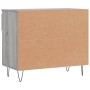 Mueble zapatero madera contrachapada gris Sonoma 70x36x60 cm en Zapateros y organizadores de calzado | Comprar online en Foru.es