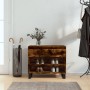 Mueble zapatero madera contrachapada roble ahumado 70x36x60 cm en Zapateros y organizadores de calzado | Comprar online en Foru.