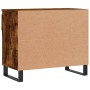 Mueble zapatero madera contrachapada roble ahumado 70x36x60 cm en Zapateros y organizadores de calzado | Comprar online en Foru.