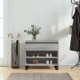 Mueble zapatero madera contrachapada gris Sonoma 70x36x60 cm en Zapateros y organizadores de calzado | Comprar online en Foru.es
